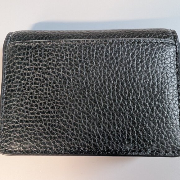 Carson Small Pebbled Leather Wallet - Black - Like New - Used Once - Picture 4 of 5